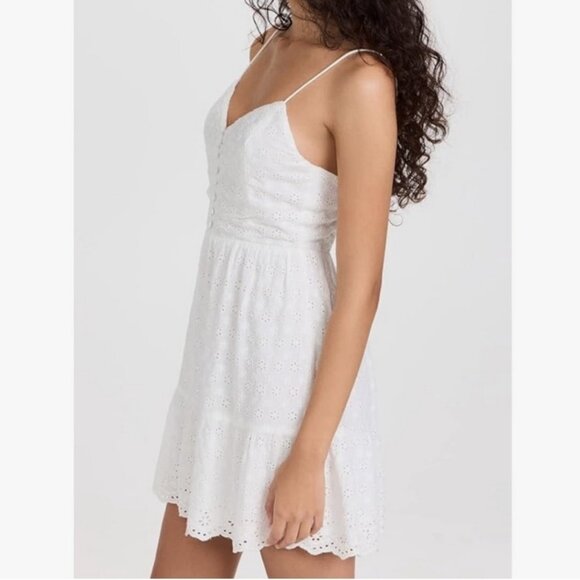ALICE + OLIVIA Eyelet Mini Dress - Picture 2 of 6